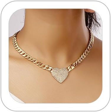 Romance Heart Choker Necklace