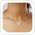 Romance Heart Choker Necklace