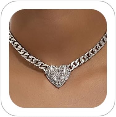 Romance Heart Choker Necklace