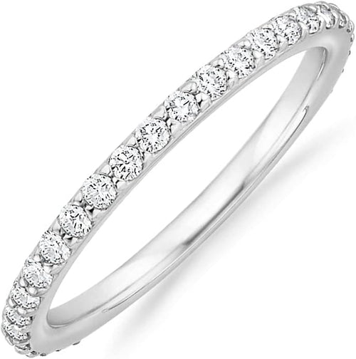 Braided Twist Eternity Ring