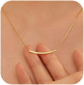 Minimalist Geometric Bar Necklace