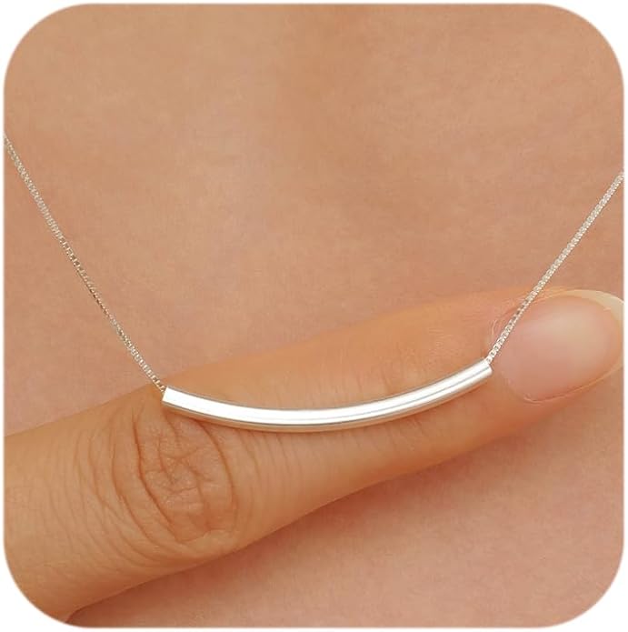 Minimalist Geometric Bar Necklace