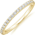 Braided Twist Eternity Ring