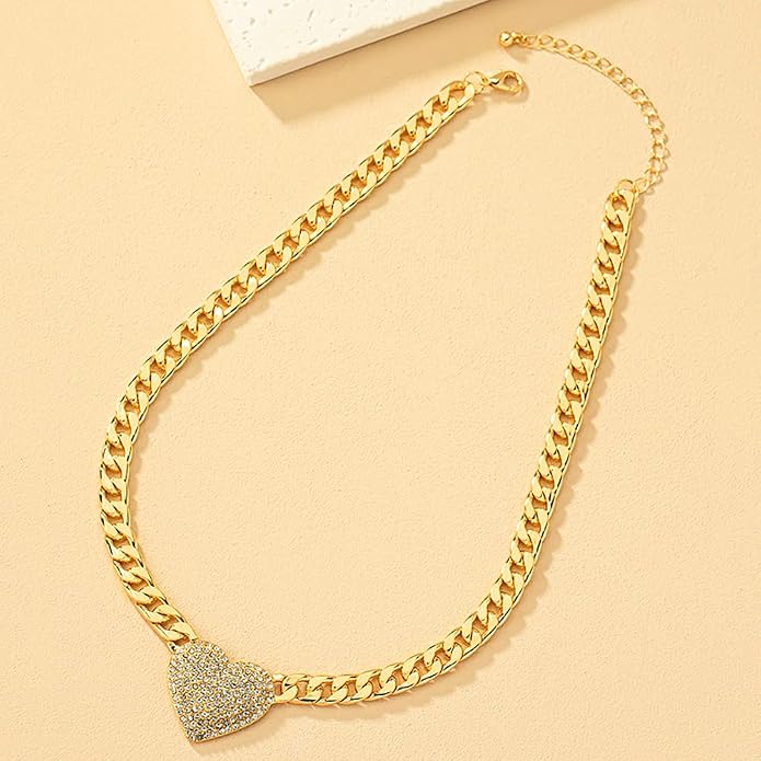 Romance Heart Choker Necklace