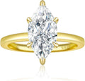 Sparkling Marquise Cut Solitaire Ring
