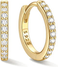 Dainty Sparkling Huggie Earrings
