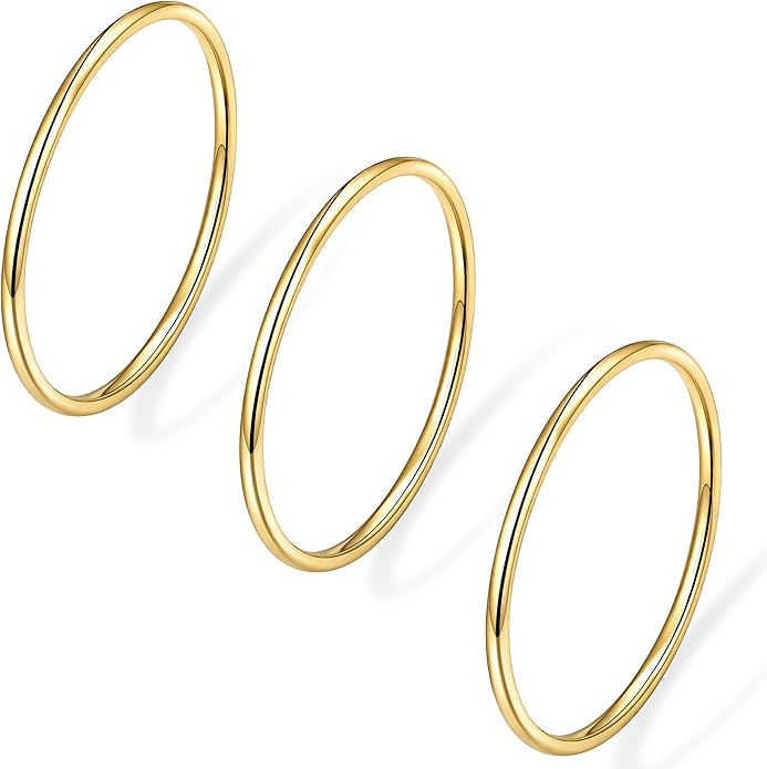 Minimalist Stacking Band Ring